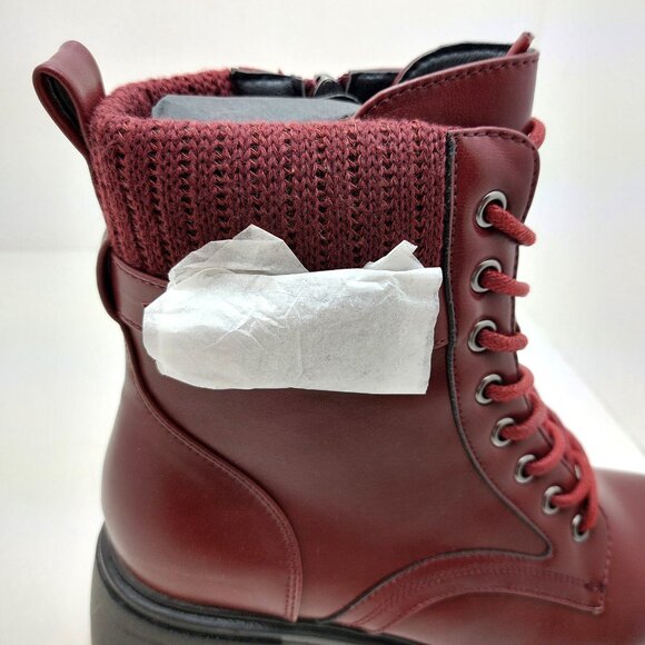 NY & C New York & Company Women's Christina Boot Casual, Lace-up - Size 7.5 - Picture 12 of 13